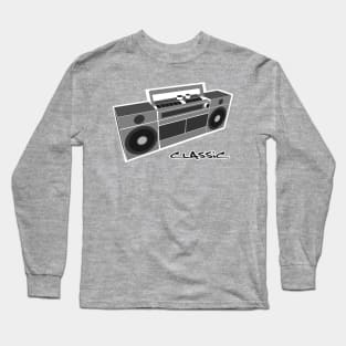 Classic Boom Box Long Sleeve T-Shirt